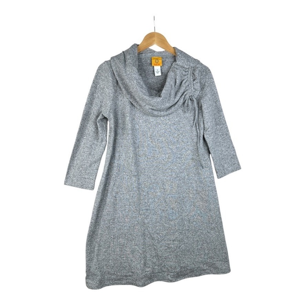New Ruby Rd. Cowl Neck Sweater Dress size Small Gray